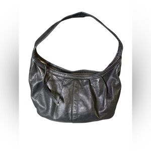 Coach Vintage Ergo Black Leather Hobo Shoulder Bag Y2K HOBO